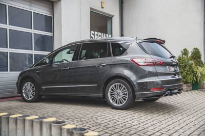Spoiler Opzetstuk Ford S-Max Mk2 Facelift Glans Zwart Maxton