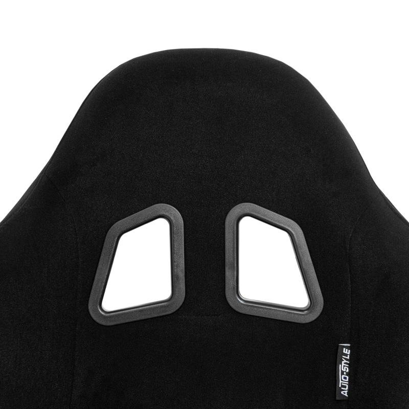 Sportstoel 'K12 Small' - Zwart - Vaste rugleuning - incl. sledes