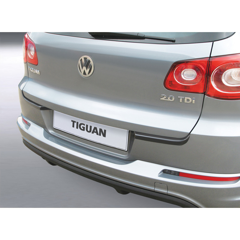 ABS Achterbumper beschermlijst  Volkswagen Tiguan 2007-2016 Zwart