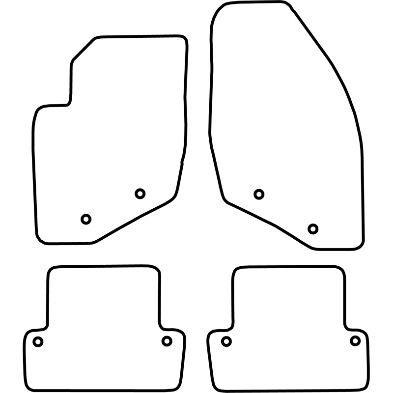 Automatten  Volvo S60 2000-2010