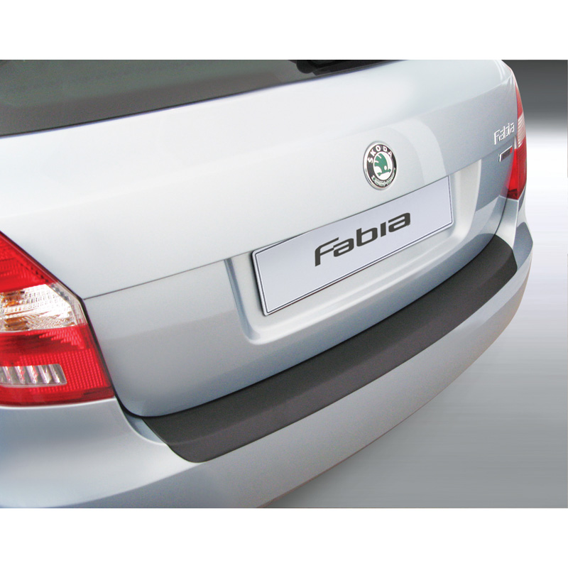 ABS Achterbumper beschermlijst  Skoda Fabia 5 deurs 2010-2014 Zwart