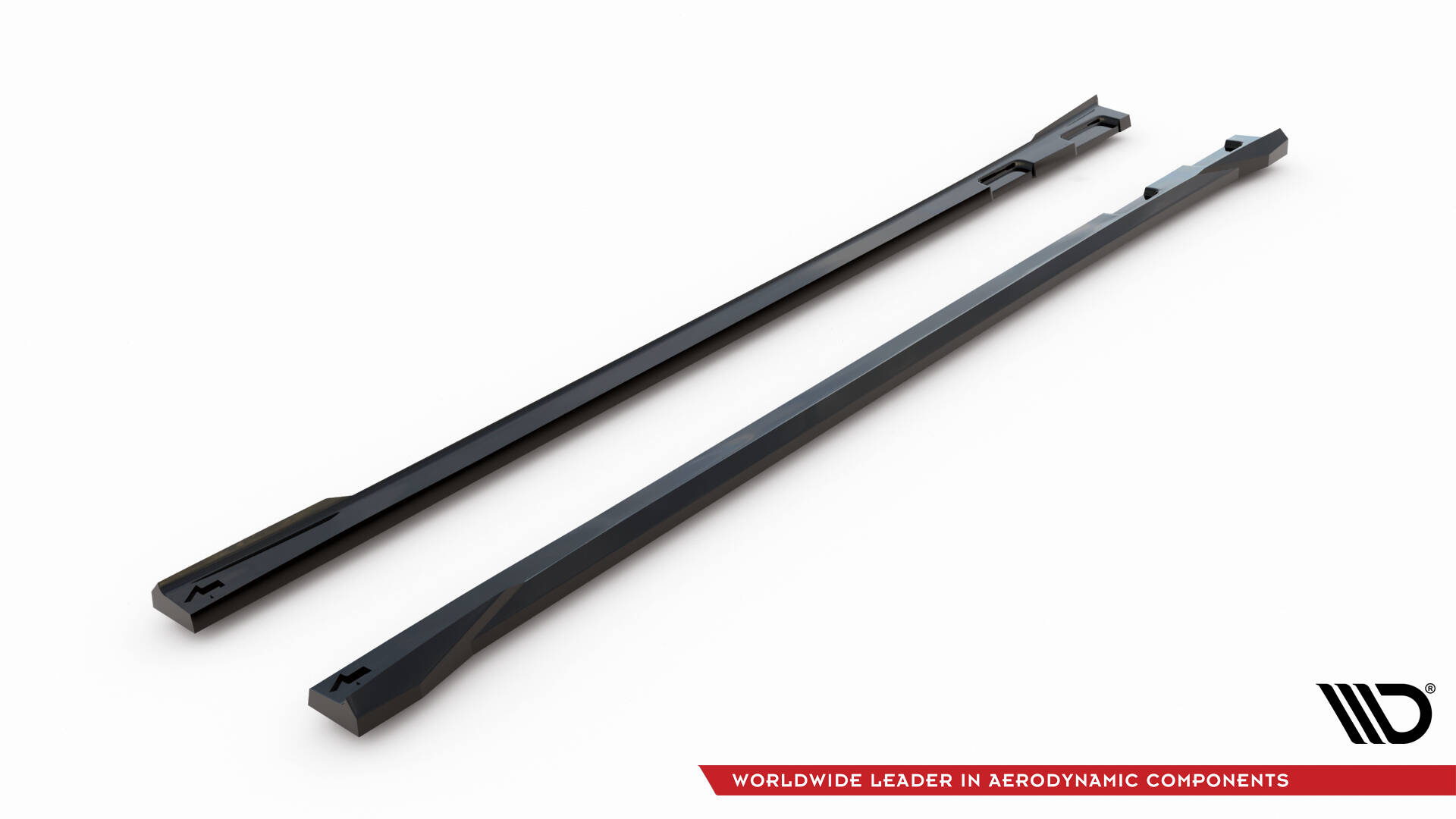 Zijskirts Volvo EX30 MK1 Maxton Glanzend zwart