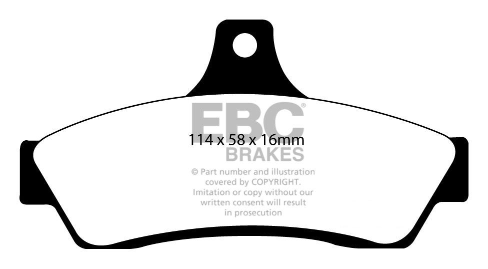 EBC Brakes VAUXHALL (OPEL) Monaro 5.7 2004 Remblokken achterzijd
