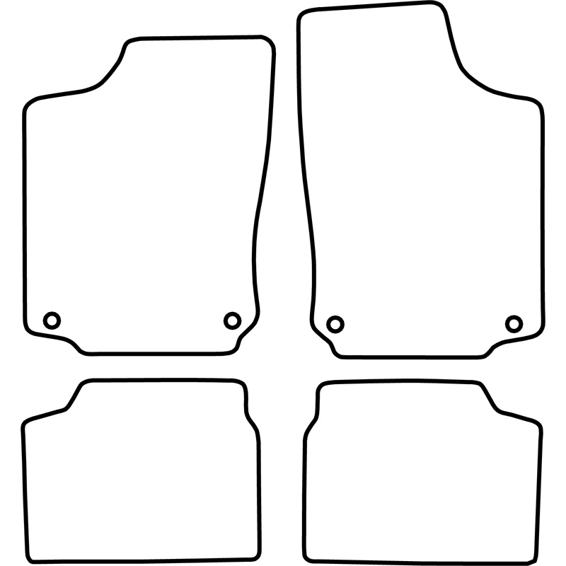 Automatten  Opel Corsa C 2000-2006