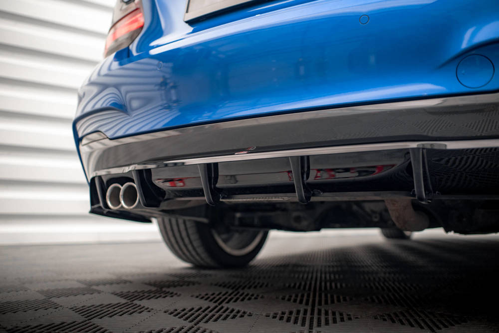 Diffuser BMW 2 Serie M Pakket F22 Maxton Glans Zwart