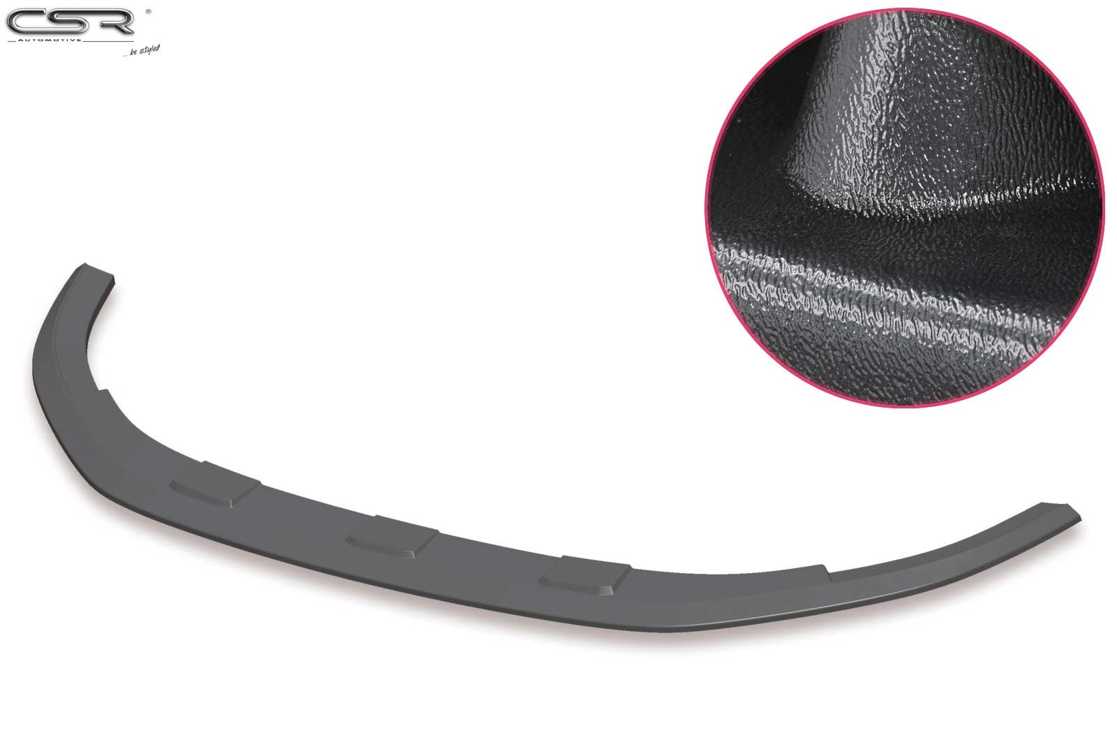 Voorspoiler VW Golf VI GTI / GTD Mat Zwart