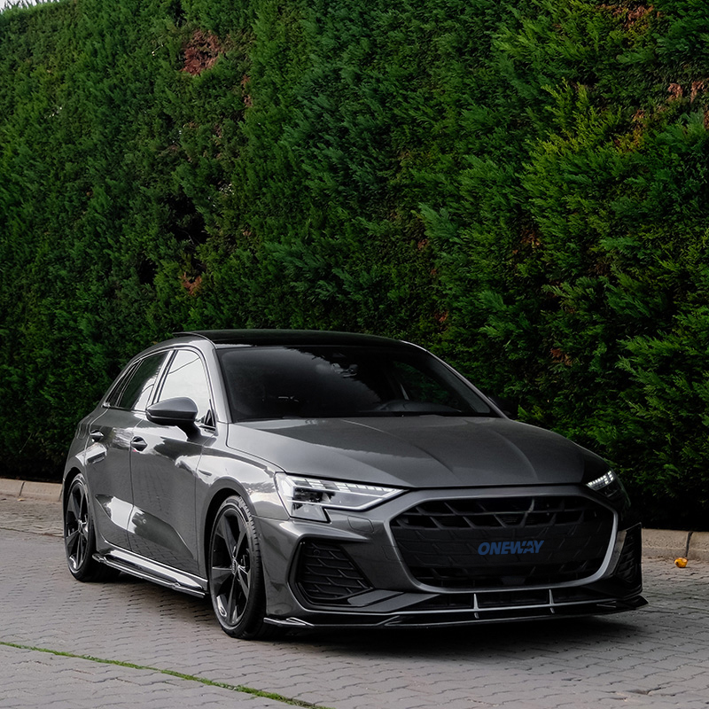 Oneway Complete bodykit  Audi A3 (8Y) Sedan S-Line/S3 Facelift 2025- - Glanzend zwart