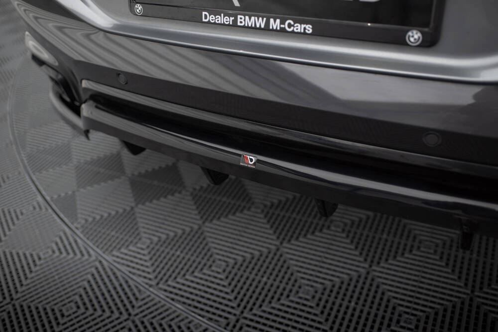 Diffuser V.2 BMW X6 M-pakket G06 FL Maxton Glans Zwart