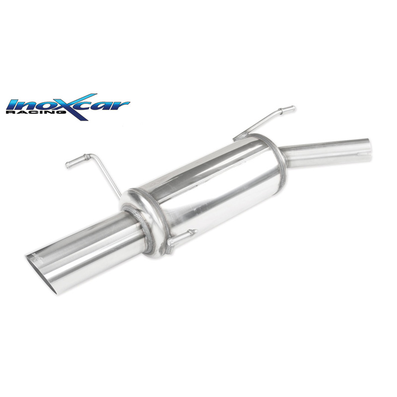 100% RVS Sportuitlaat  Opel Corsa C 1.7 16v Di 65pk/1.7 16v Dti 75pk 2000-2003 Ø45 1x90mm Rally