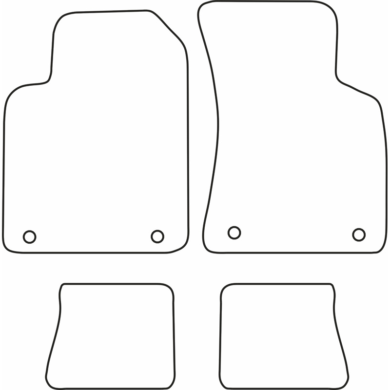 Automatten Velours  Audi TT 1999-2006