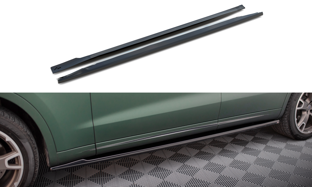 Zijskirts Maserati Levante Maxton Glans Zwart