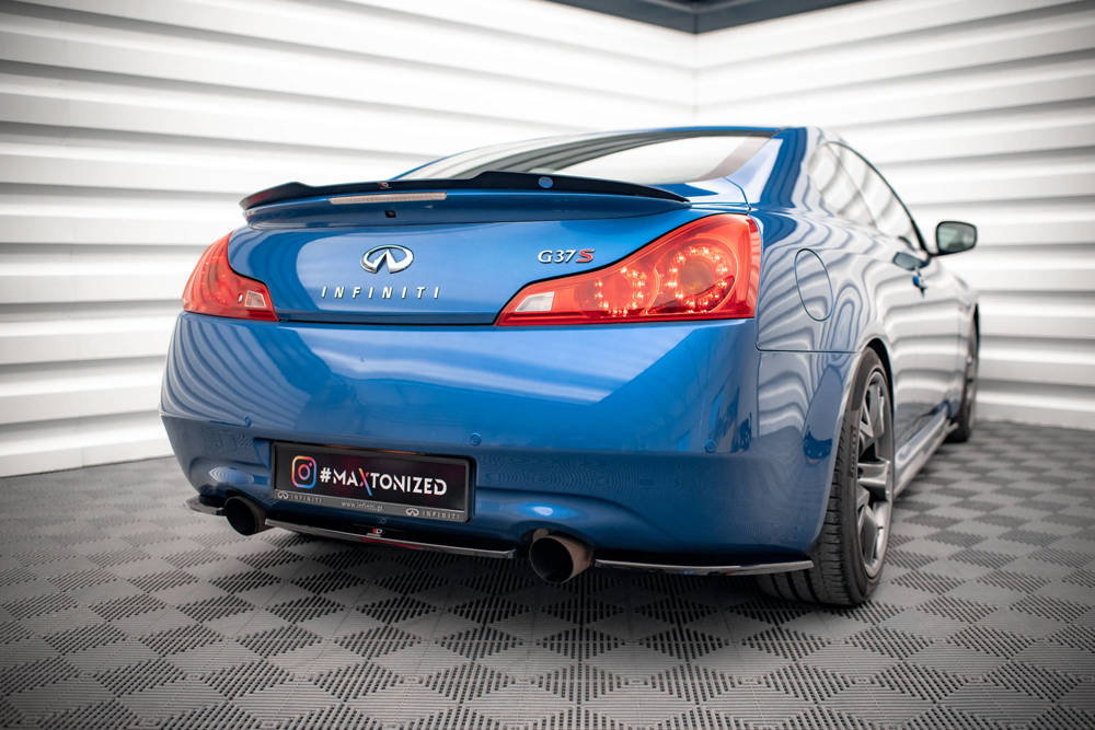 Spoiler Infiniti G37 Coupe Maxton Glans Zwart