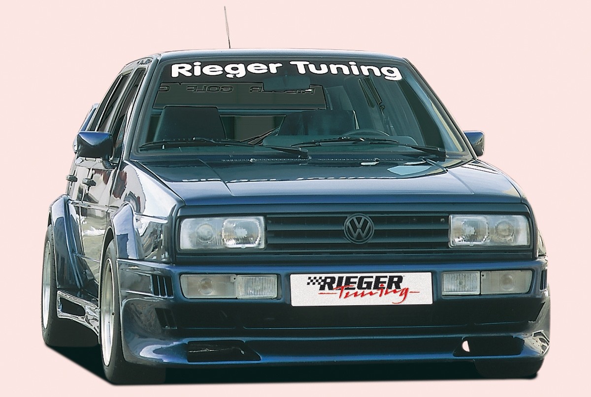 Voorbumper Breedversie l VW Golf II Polyester Rieger