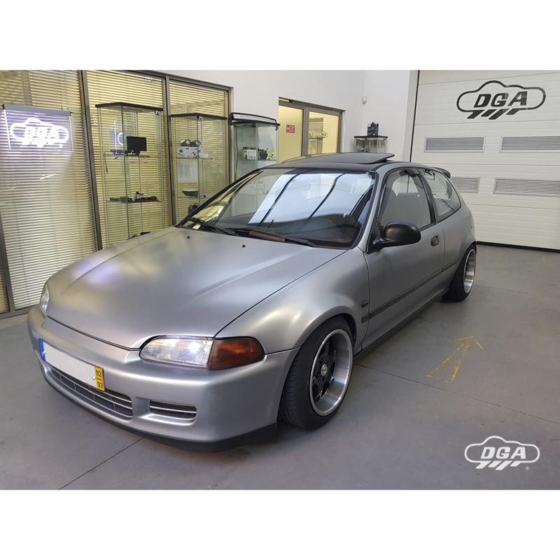 DGA Zijwindschermen  Honda Civic (EG/EJ) HB 3-deurs/Coupé 1991-1995 (2-delig)