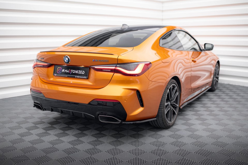Zij Diffuser BMW 4 Serie M440i G22 Maxton Glans Zwart V.1