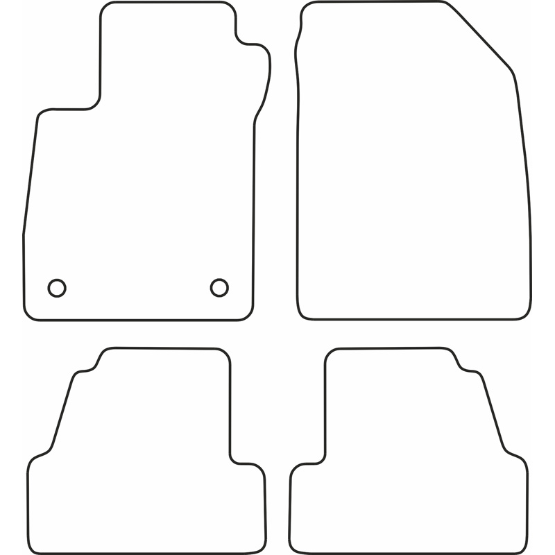 Automatten Velours  Opel Mokka 2012-