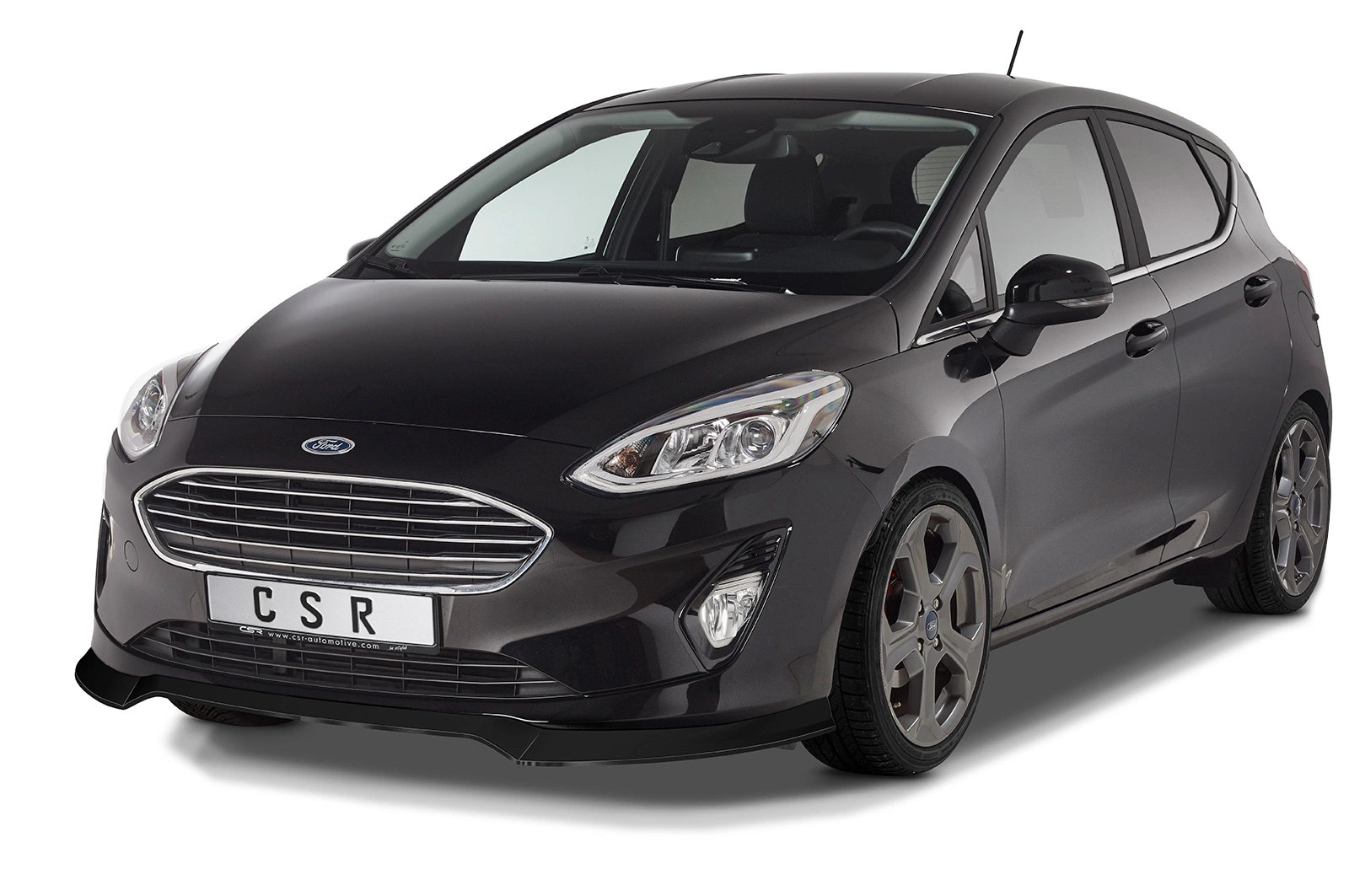 Voorspoiler Ford Fiesta MK8 Glans Zwart (2017-) van CSR Automotive