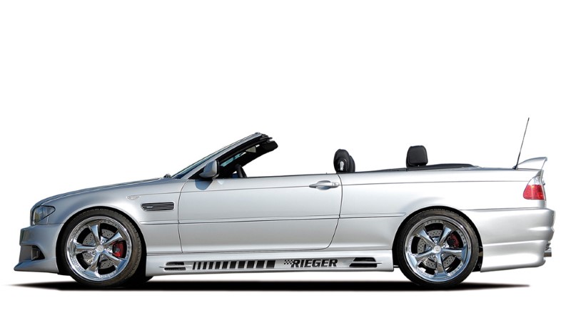 Zijskirts BMW E46 diepe versie alle modellen ook M3 met 2 schach