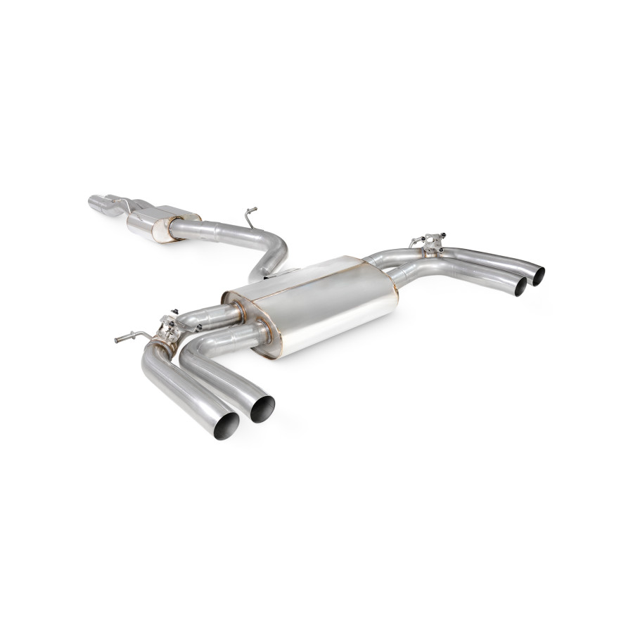 Audi RS3 8Y Saloon / Sedan 21 - Current ROW Non-GPF Model Resonated Cat/GPF-back system without valves