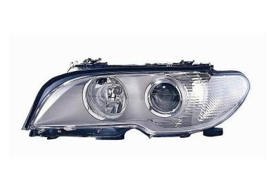 koplamp, Bosch, H7+H7, grijs huis, wit knipper, links BMW 3 seri