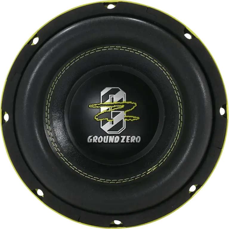 Ground Zero GZHW 20XSPL-D1 8″ Subwoofer, 1500 W
