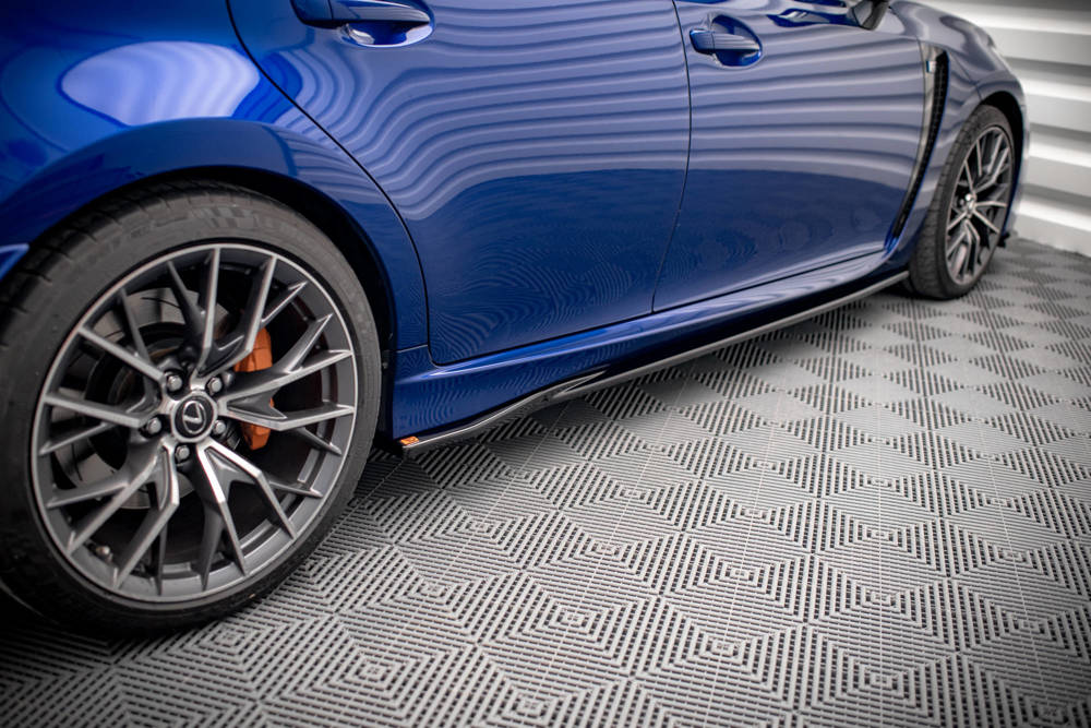 Zijskirts Lexus GS F Mk4 FL Maxton Glans Zwart