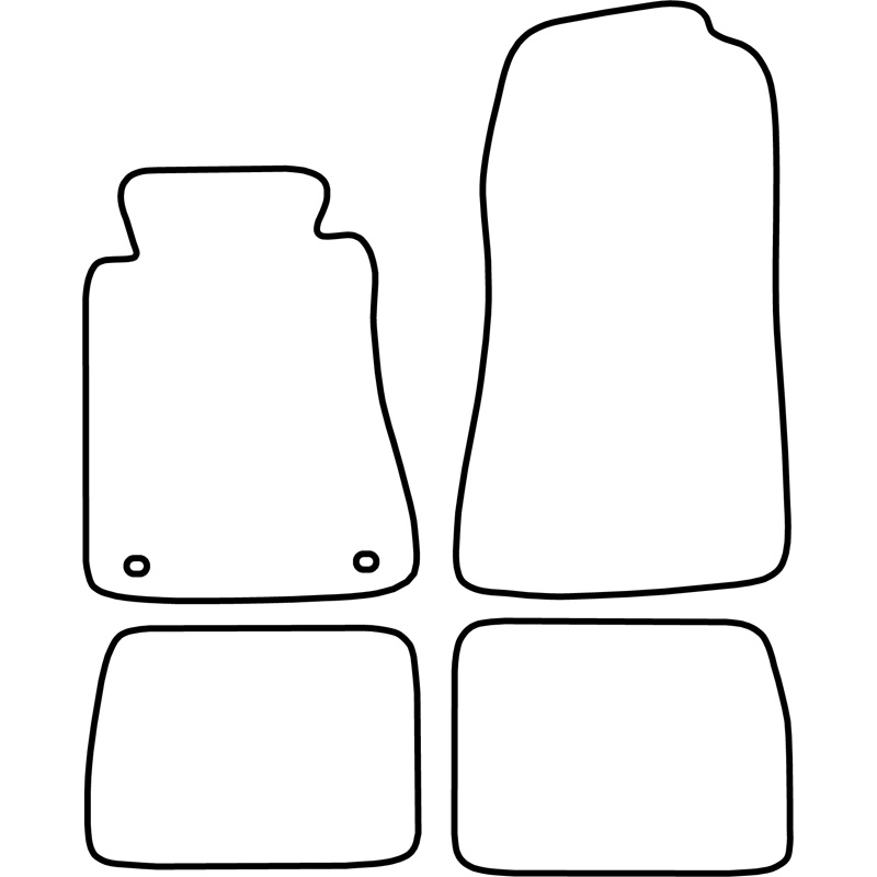 Automatten  Mercedes 190 W201 1982-1993