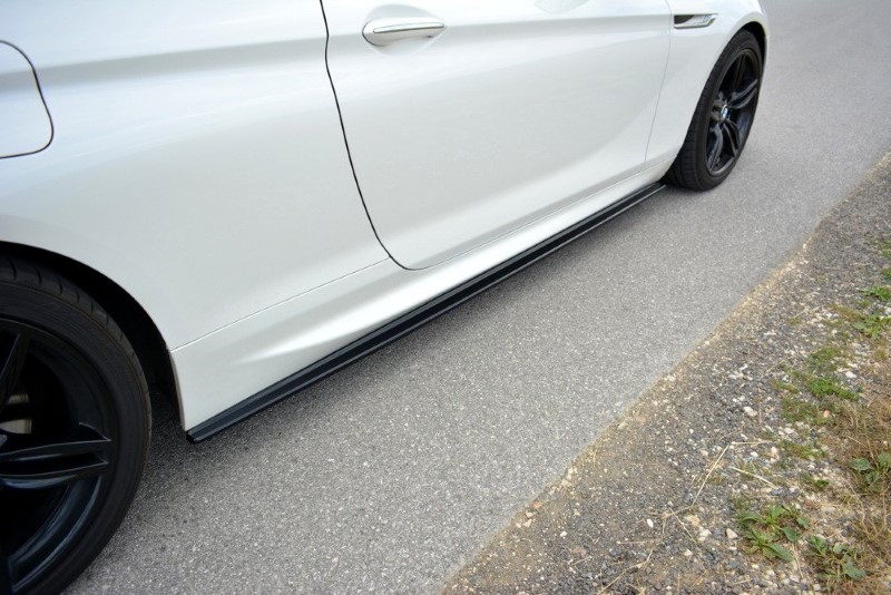 Zijskirts Diffusers BMW 6 F13 M-PACK Glanzend Zwart