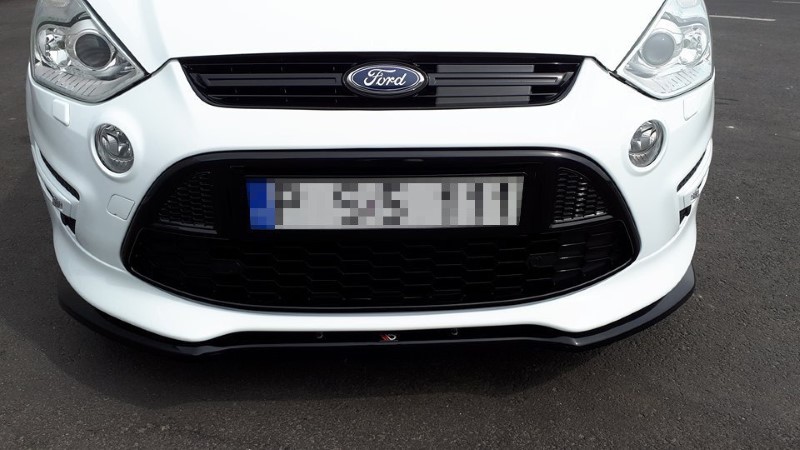 Voorspoiler Ford S-Max Titanium Mk1 FL Glanzend Zwart