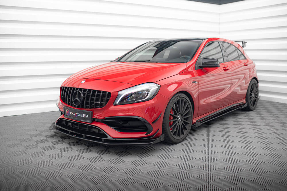 Voorspoiler met Canards Mercedes A45 AMG Aero Pack W176 FL Maxton Street Pro