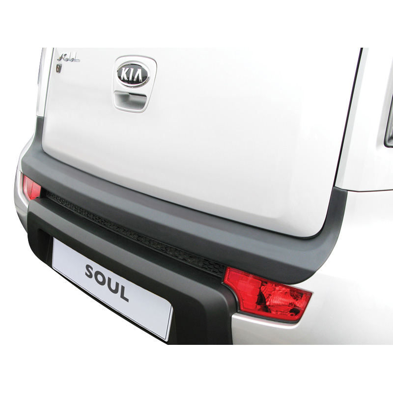 ABS Achterbumper beschermlijst  Kia Soul 02/2009-10/2011 Zwart