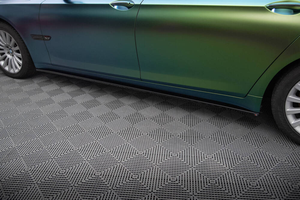 Zijskirts BMW 7 Serie L F01 Maxton Glans Zwart