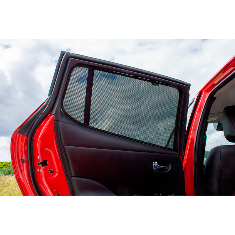 Set Car Shades  Nissan Leaf (ZE1) 2018-, excl. modellen met achteruitrijcamera (4-delig)