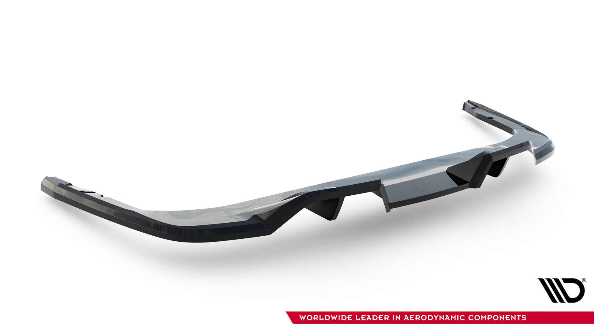 Achter Diffuser Volkswagen Atlas R-Line MK1 Facelift 2 Maxton Glanzend zwart