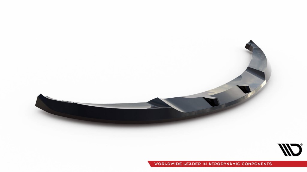 Voorspoiler BMW 1 E82 Glanzend Zwart Maxton V.2