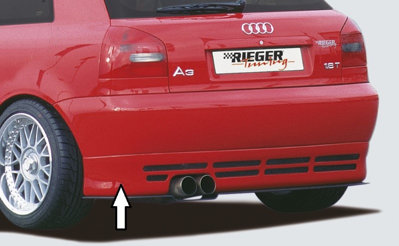Achterbumper Diffusor Audi A3 8L ABS Rieger