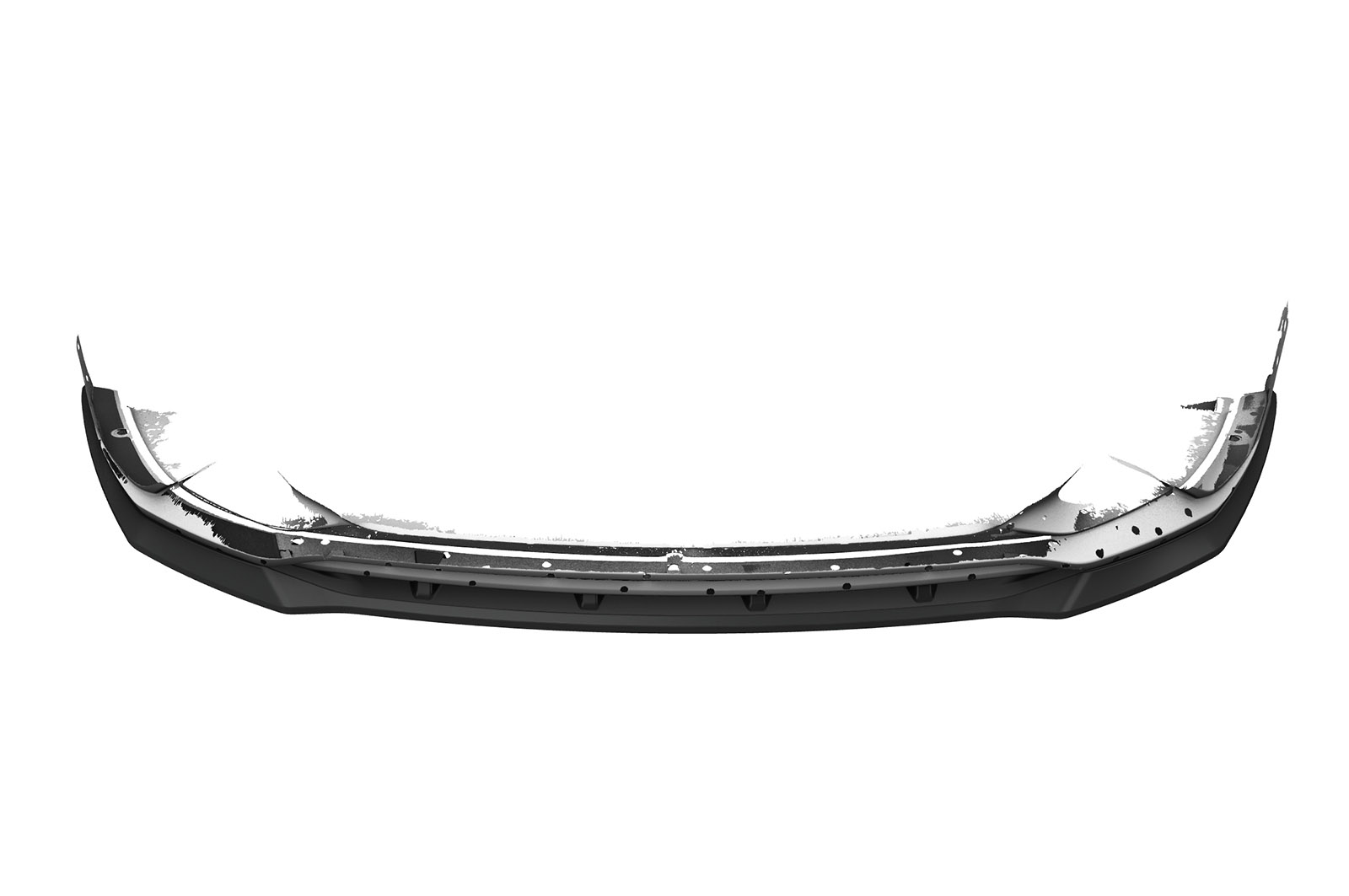 Voorspoiler Kia Optima GT/GT Line (JF) Zwart Gespoten CSR