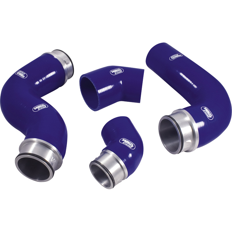 Samco Slangen Kit  Audi A3/Golf V 2.0T/Jetta 2.0 TFSi - 4-delig - Turbo - Blauw