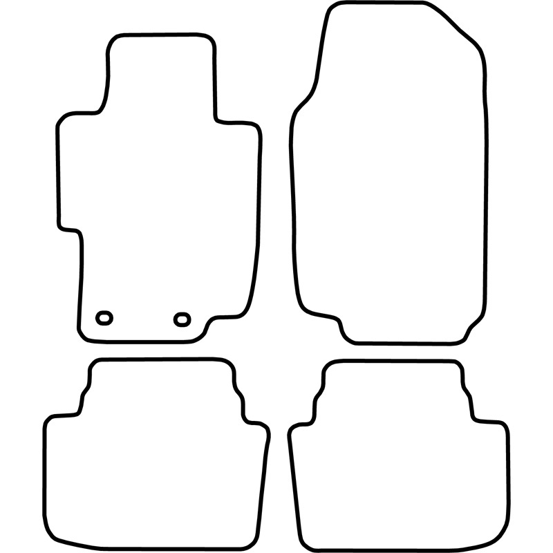 Automatten Velours  Honda Accord 2003-2008