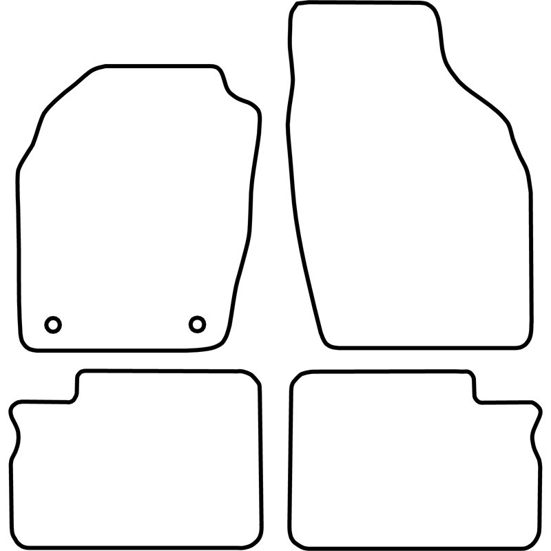 Automatten Velours  Opel Agila 2002-2004