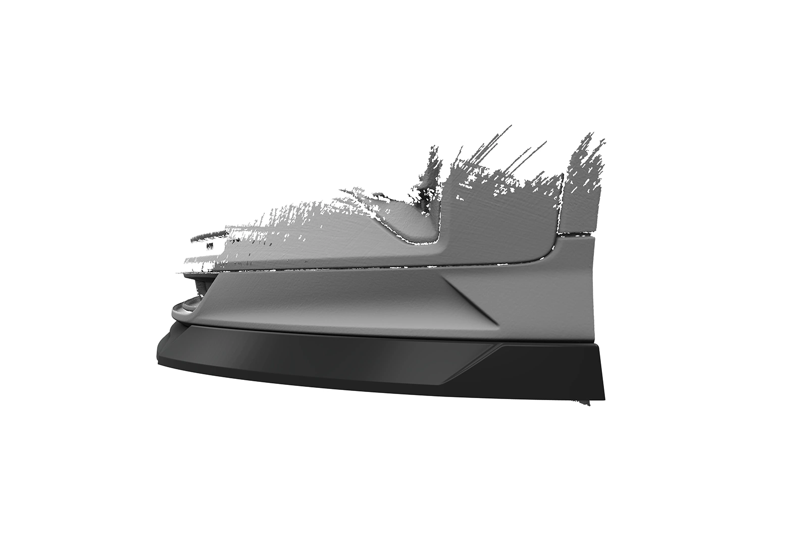Voorspoiler Polestar 2 glans zwart
