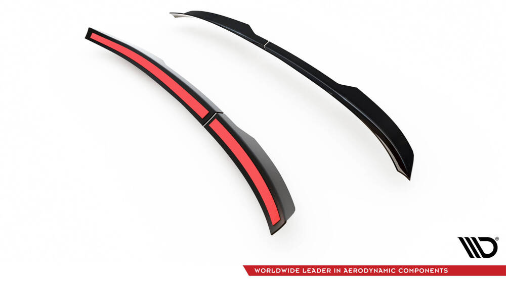 Spoiler Cap Ford Transit Courier MK1 Glans Zwart