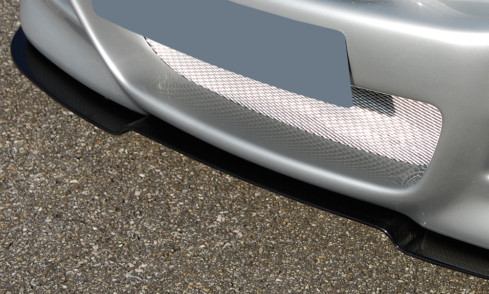 Voorspoiler voor Voorbumper BMW E46 Compact M3-Look Rieger met e