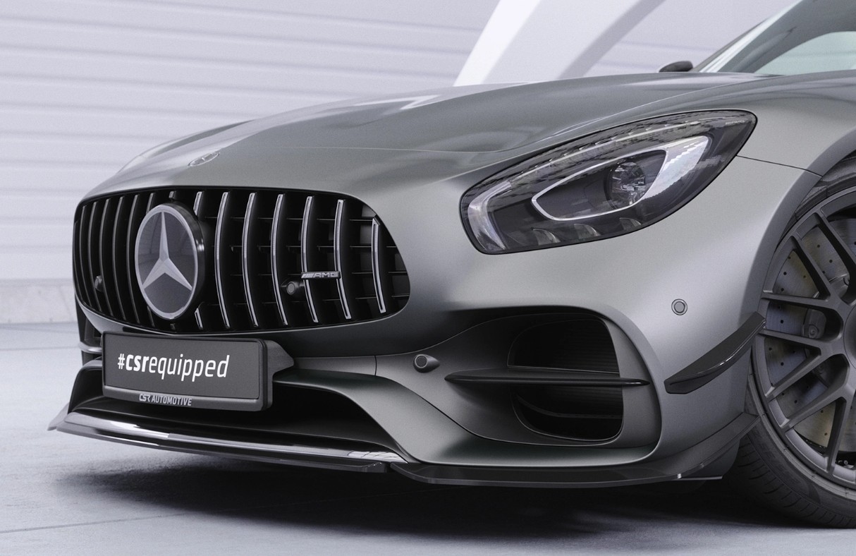 Voorspoiler Merecedes Benz AMG GT (190) CSR Glans Zwart