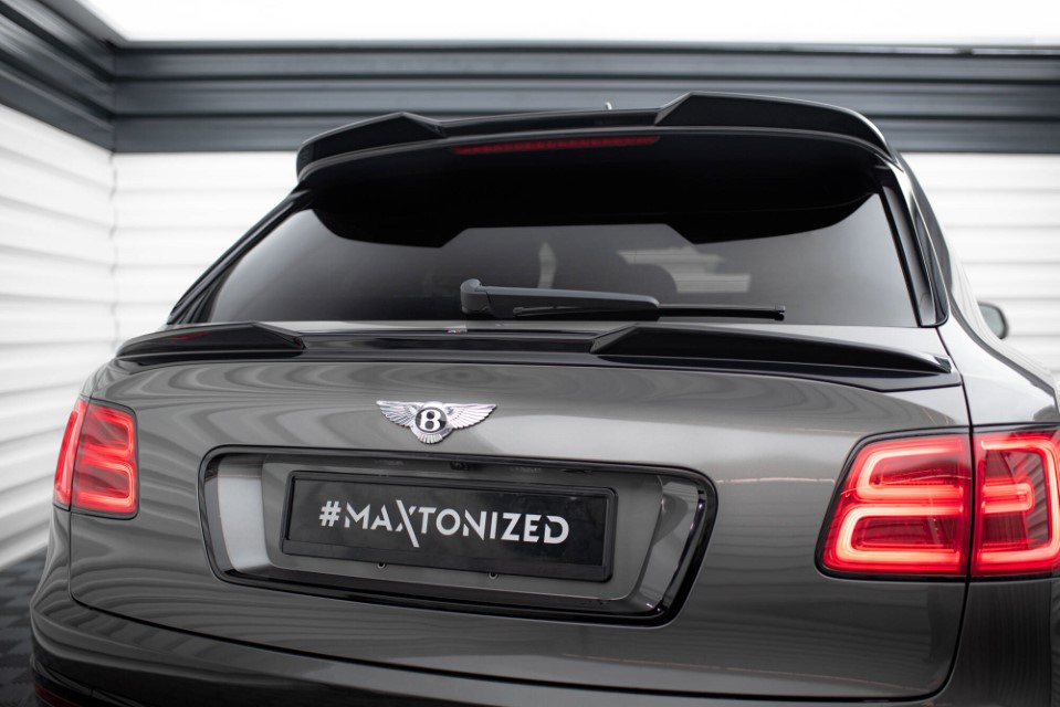Klep Spoiler Bentley Bentayga 3D Style Glans Zwart Maxton