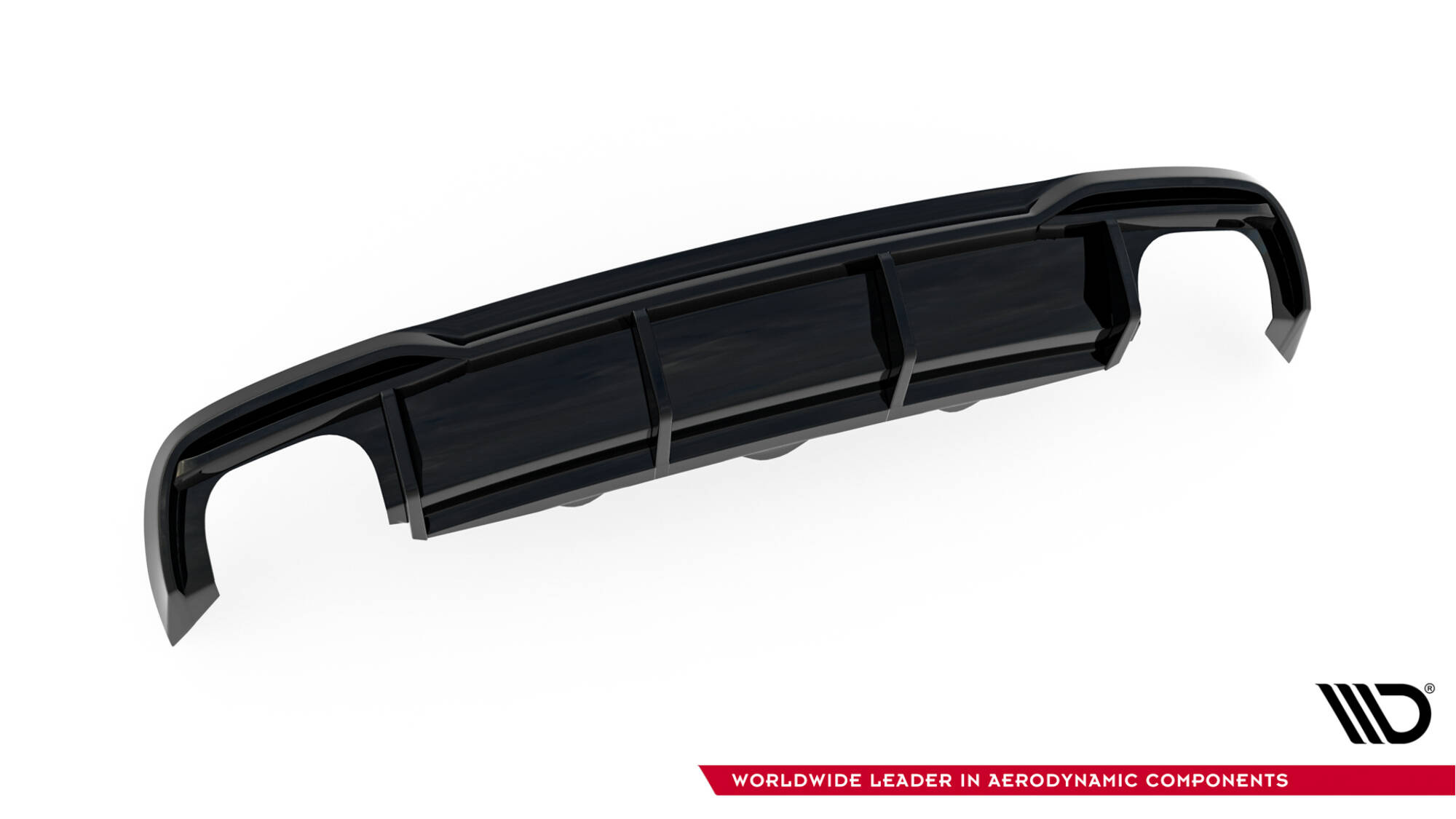 Achterdiffuser Audi A5 Sportback 8T Facelift (2011–2016, dual exhausts on both sides)