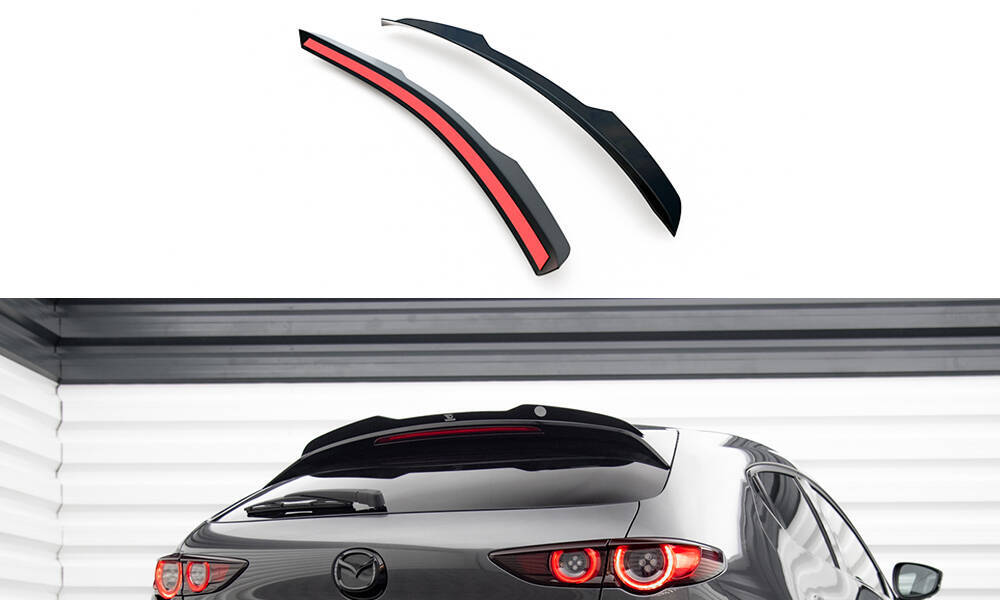 Spoiler Mazda 3 Mk4 Maxton Glans Zwart