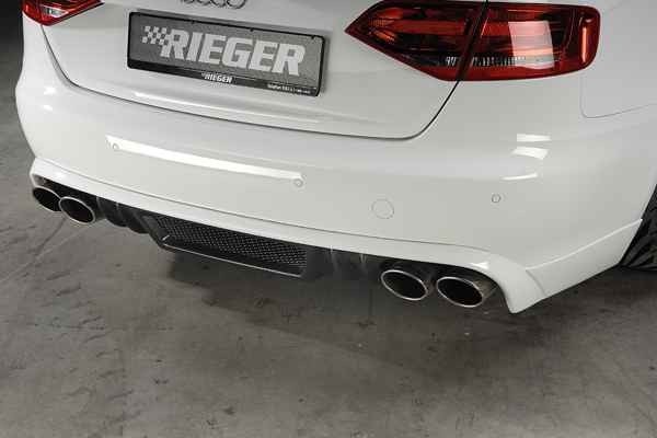 Achterbumper Diffusor Audi A4 B8 Rieger