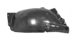 binnenscherm, plastic, voor, rechts Renault Clio, 2009-2012