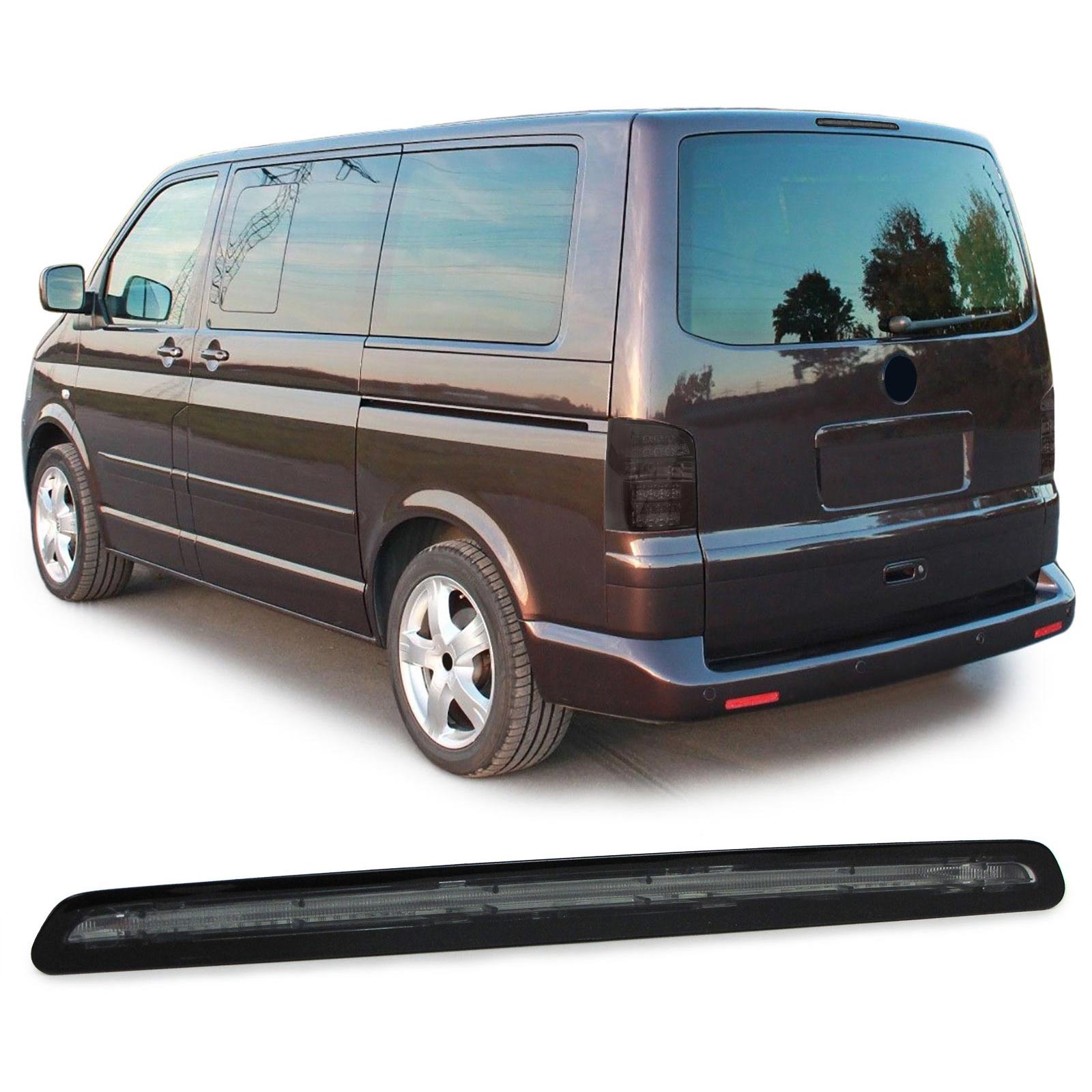 3e Remlicht VW Transporter T6 / T6.1 met klep zwart 03-